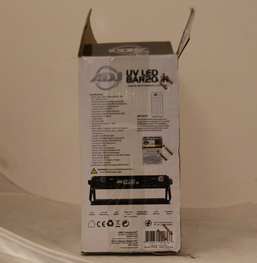 ADJ BAR20 IR Ultraviolet Bar (open box)