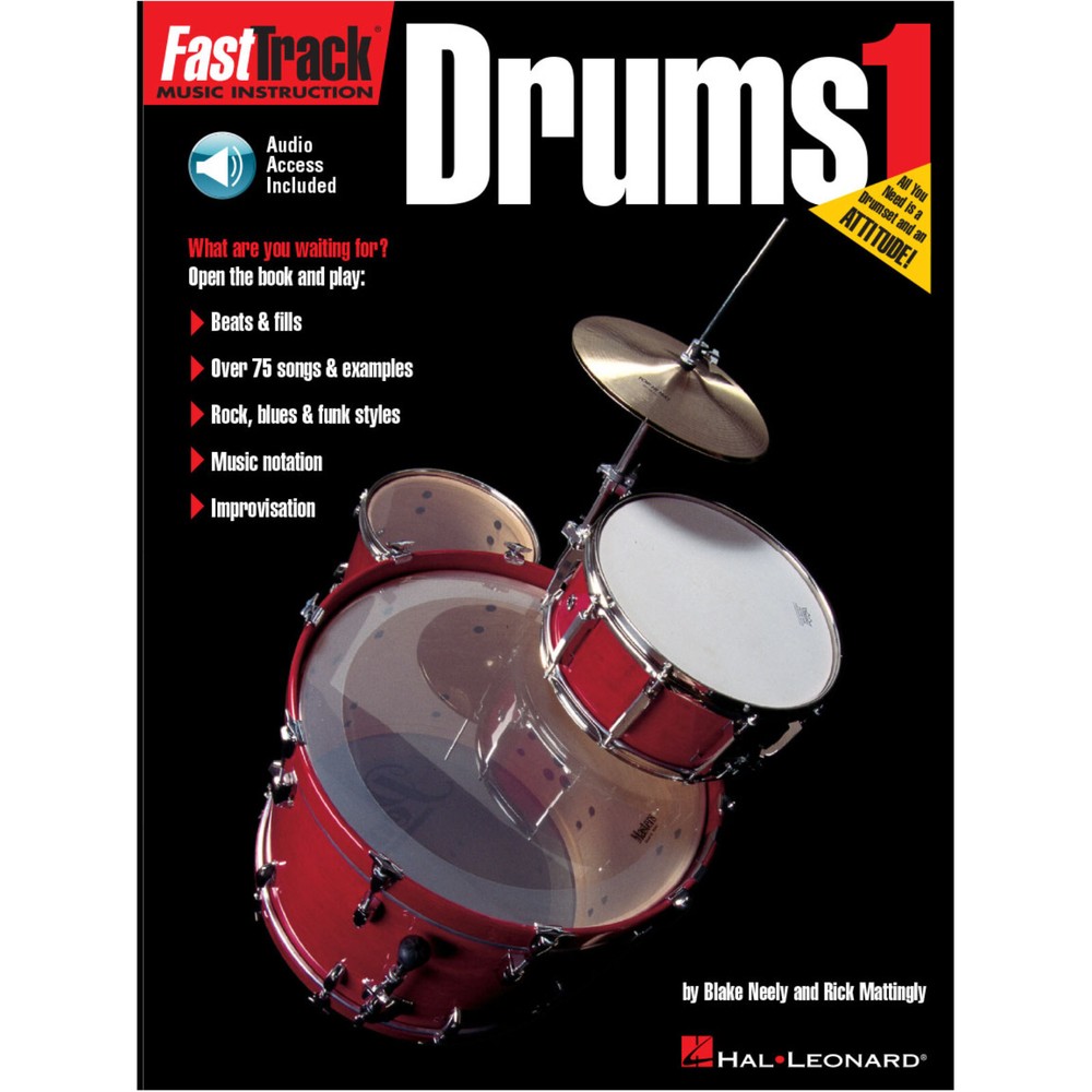 FastTrack Drums Method Book 1, Paperback