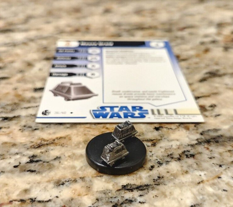 WOTC Star Wars Miniatures - Mouse Droid #36 w/ Card
