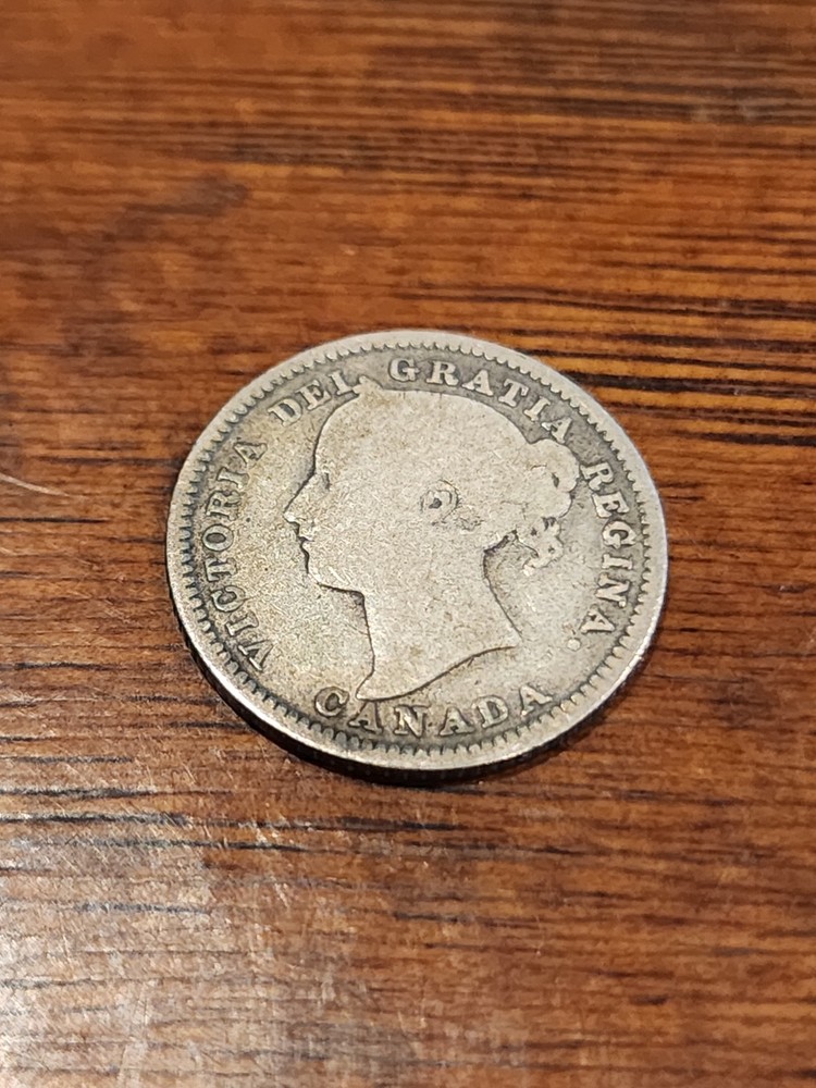 1882H Canada 10 Cents Silver Coin