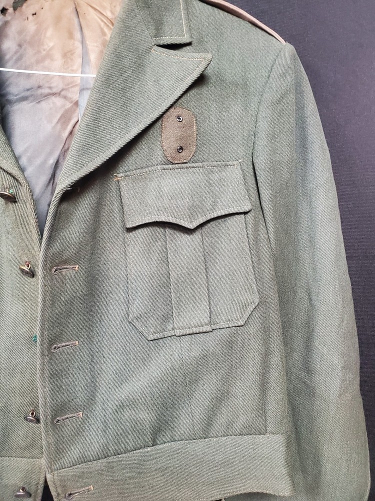 WW2 Military Jacket Green Wool Army