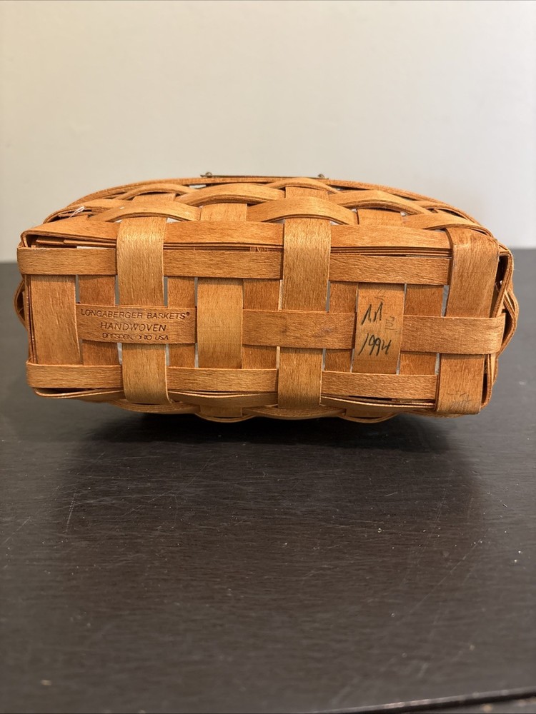 Vintage Longaberger Hostess Appreciation Basket with Liner, 1994