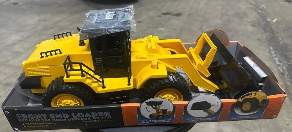 Driven by Battat Midrange Front End Loader toy truck New