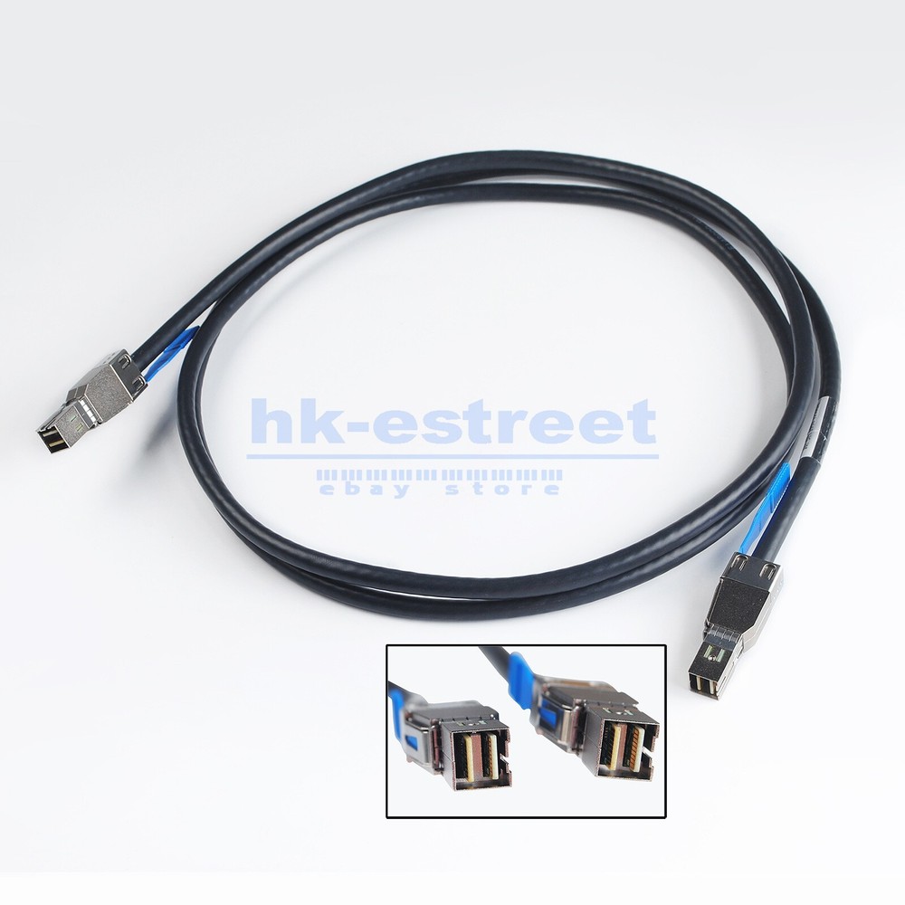 For Amphenol 10131664-3010LF SAS Data Server 1m RAID Cable SFF-8644 to 8644