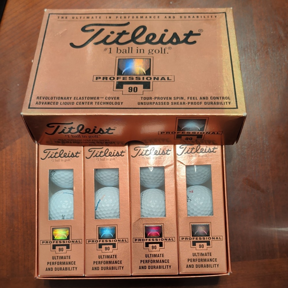 titleist professional 90 golf balls