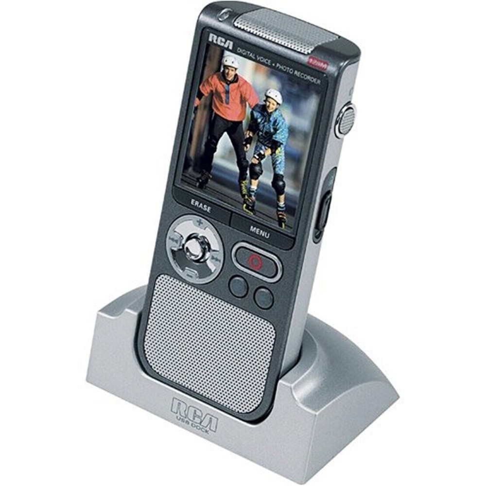 RCA RP5055A: DigitalVoice Recorder with Camera - Silver