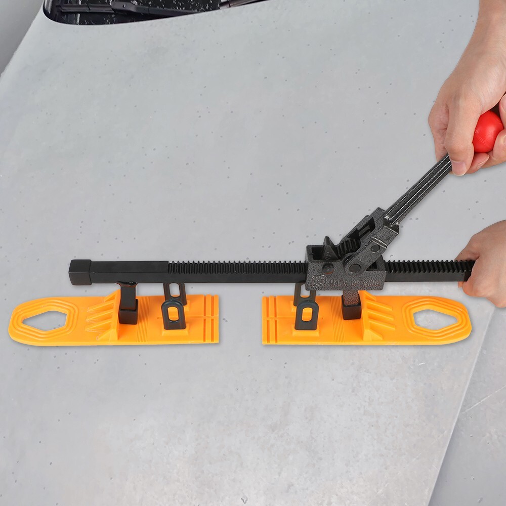 Car Dent Puller Hand Gear Removal Tool Paintless Expander 2Pcs Sheet Glue Pullin