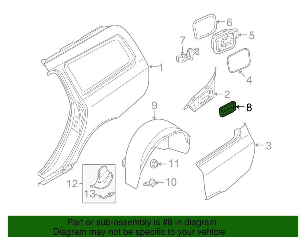 Genuine Volvo Pressure Vent 31250723