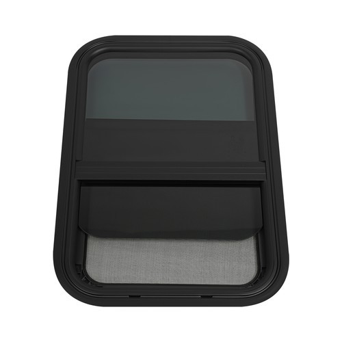 RV Window Slide Window Clip-on Mounting Rectangular Vertical Venting Window
