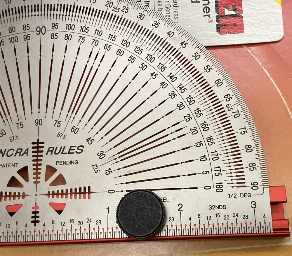Incra PROTRAC06 6-Inch Precision Marking Protractor