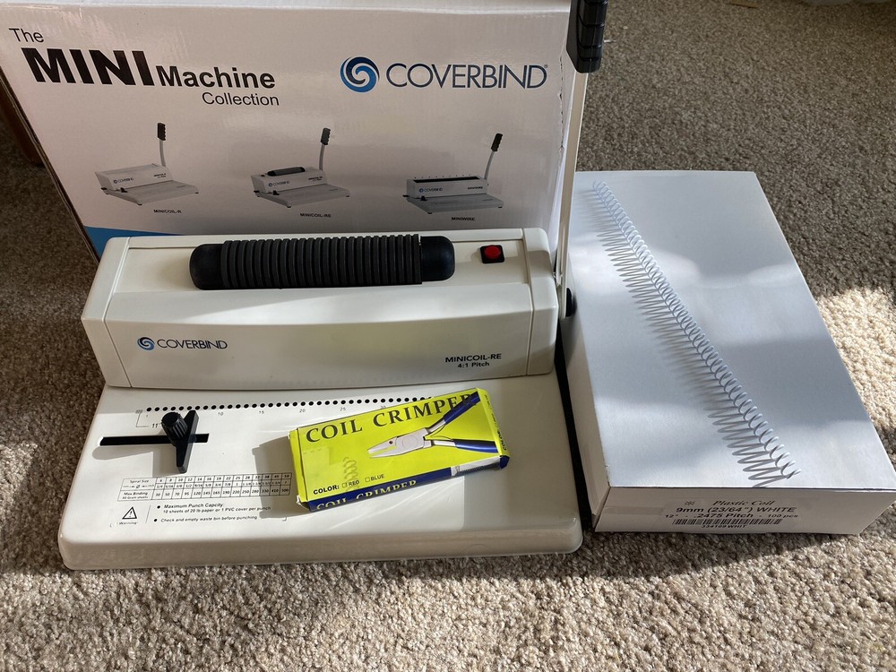 Coverbind Minicoil-RE - Round Hole Manual Coil PuncH Bundle
