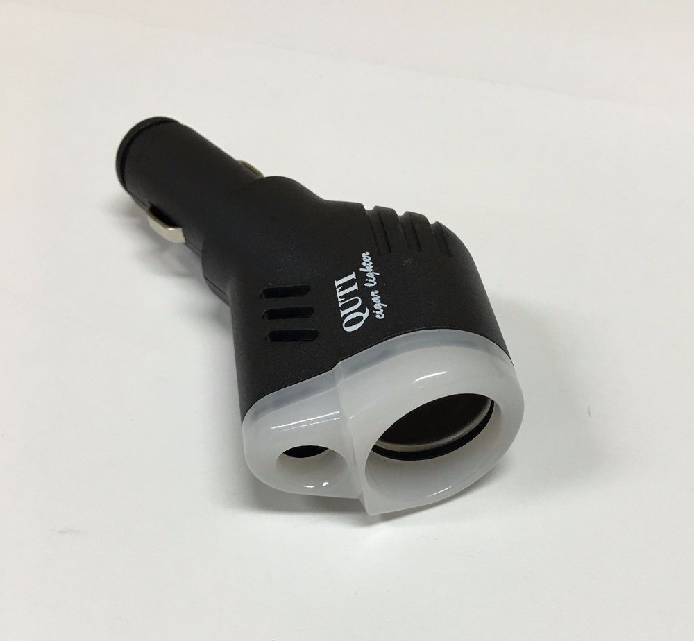 ILLUMINATED WHITE LIGHT CAR SOCKET POWER CHARGER ADAPTER CIGARETTE LIGHTER FW049