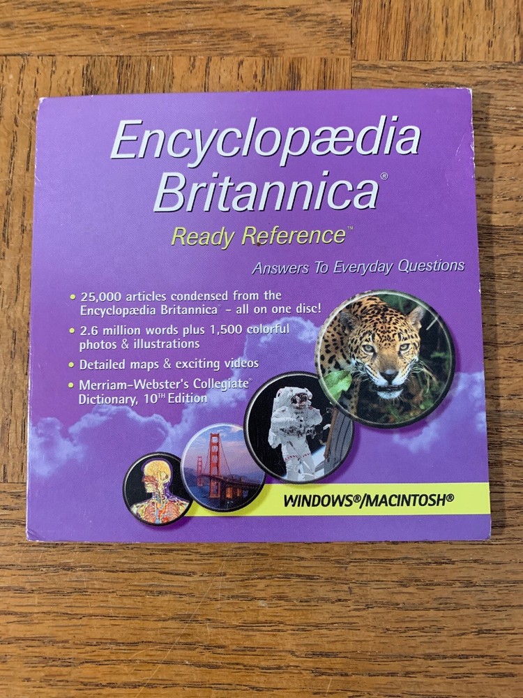 Encyclopedia Britannica Computer Software