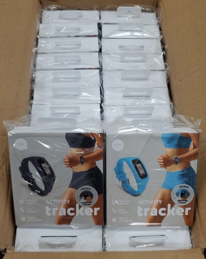 IJoy Activity Tracker for Distance, Step & Calorie Calculation Box of 24