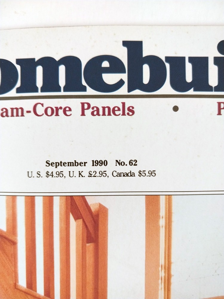 Fine Homebuilding Magazine - # No. 62 (September, 1990)