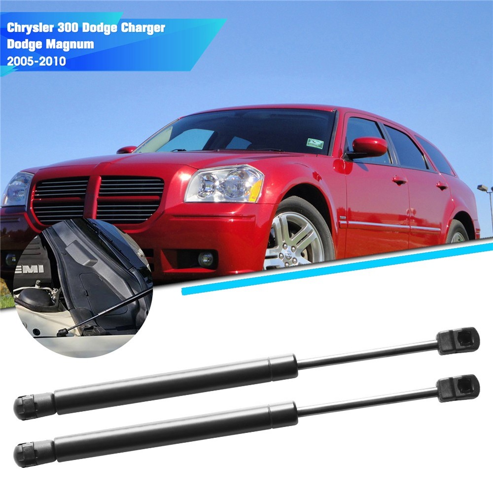 Front Bonnet Gas Struts Spring Lift Support Shock For Dodge Challenger 2008-2014