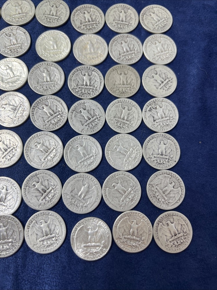 (75) WASHINGTON QUARTERS| 90% SILVER | LOT Z-252