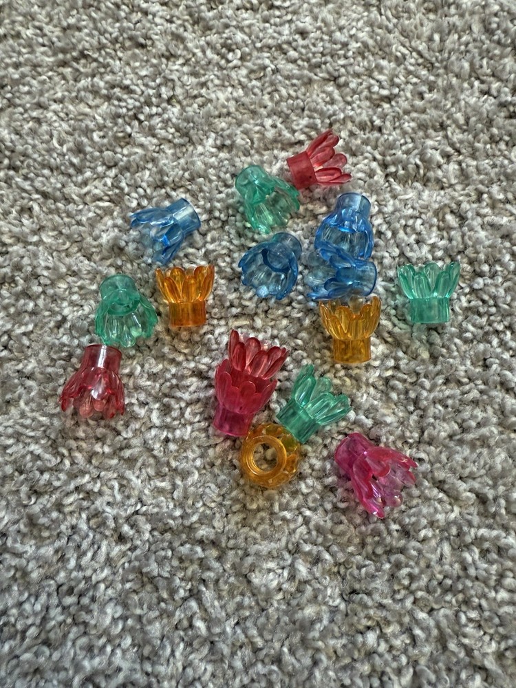 Vintage Flower-Like String Light Replacement Covers 16 Multicolor