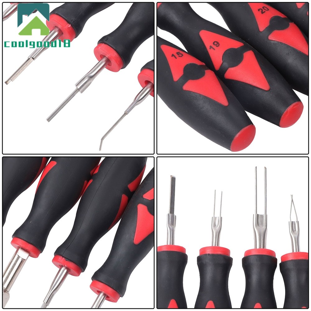 Universal Wire Terminal Electrical Connector Crimp Pin Removal Release Tool Kit