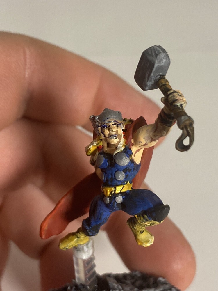 Marvel super hero Thor miniature 33mm plastic painted DT1