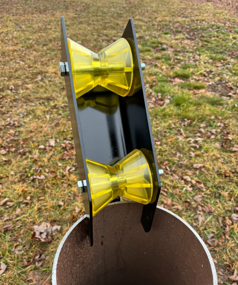 Well Pump Pulling Tool  pipe and cable rollers