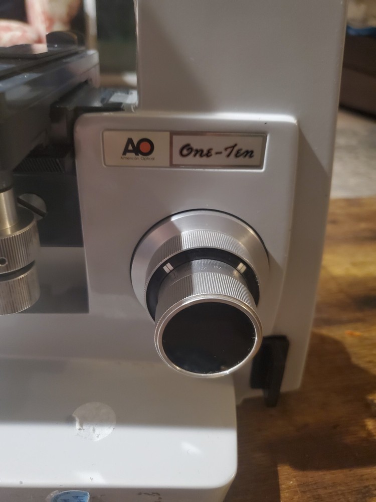Microscope American Optical One-Ten MicroStar Dual Head w/4 Objectives
