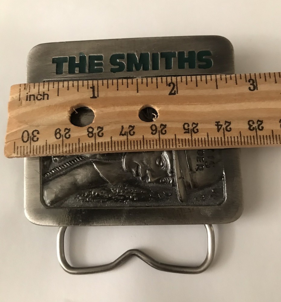 The Smiths Pewter Belt Buckle Meat Is.