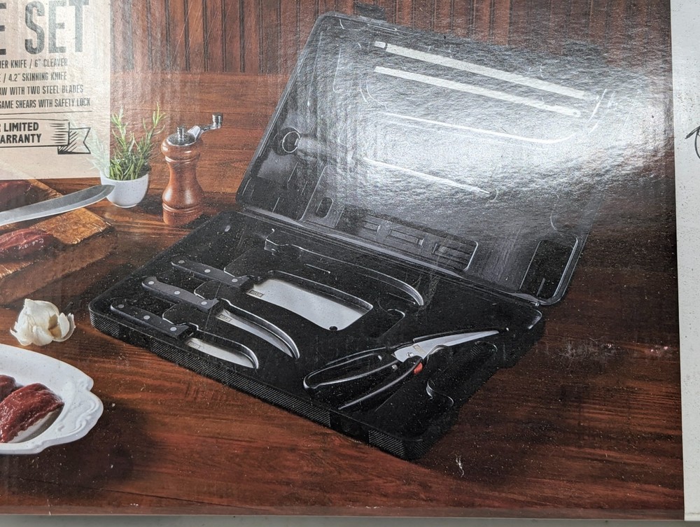 Weston 10-Piece Game Processing Knife Set w/ Case Model 83-7001-W (UR)