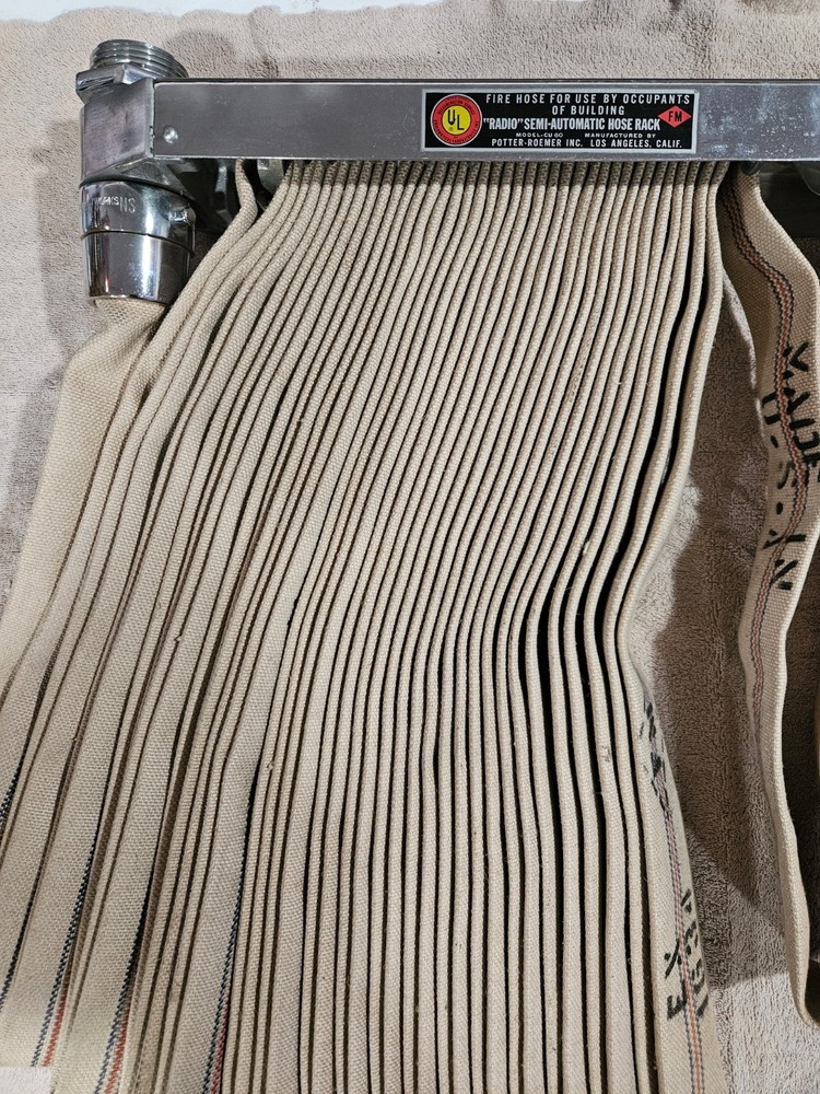 CU-60 Firehose rack, Vintage Display Rack