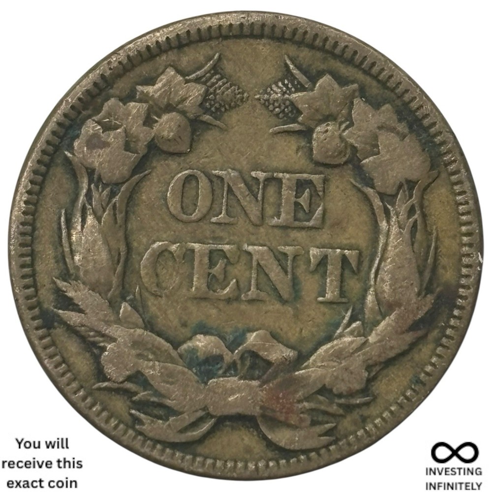 1857 Flying Eagle Cent X-837