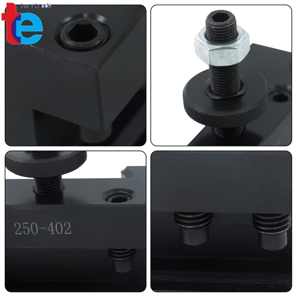 Industrial CA #2 Tool Post 250-402 w/ Quick Change Turning Facing Holder