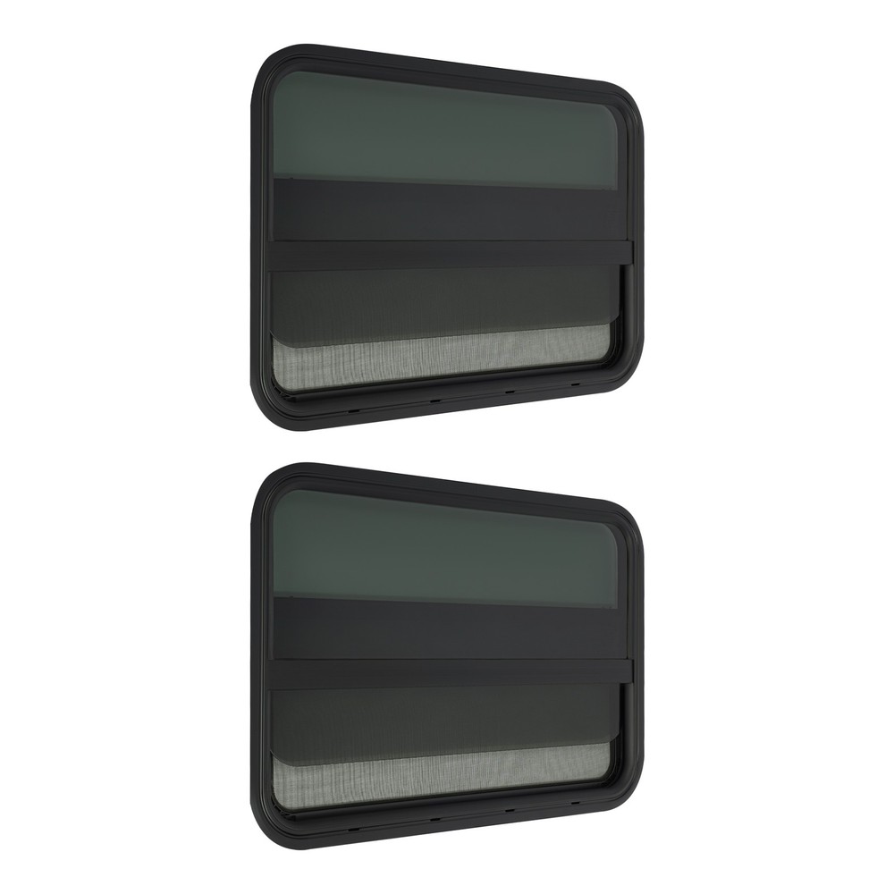 2 Pcs Rv Windows, Clip-on Mounting Rv Window, Modern Rv Vertical Slide Window