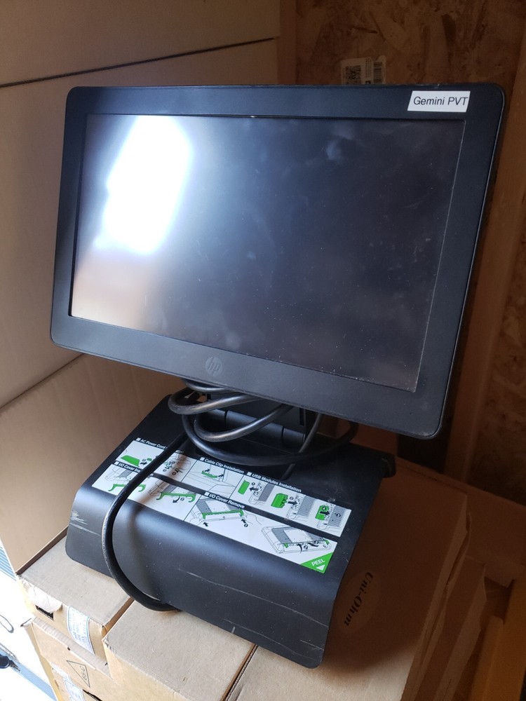 HP RP2 Retail System 2030 POS Touchscreen AIO Computer w/ Adapter Stand...(OSSD)