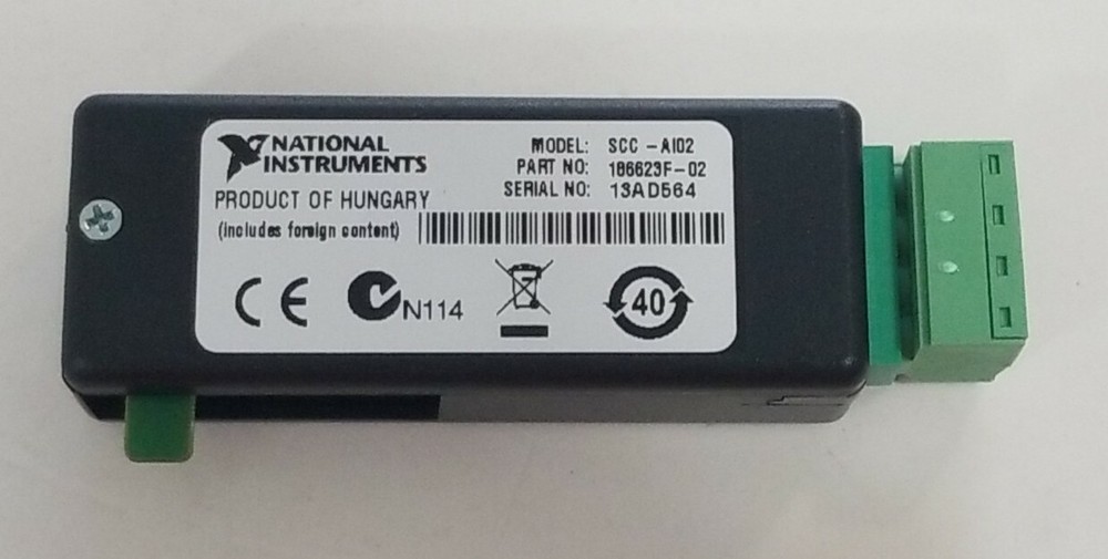 *PREOWNED* National Instruments SCC-A102 Isolated Analog Input Module + Warranty