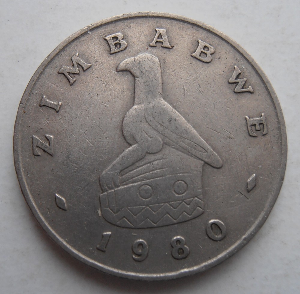 ZIMBABWE 50 CENTS 1980