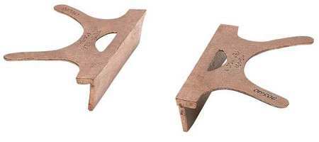 Wilton 404-3 Replacement Vise Jaw,Copper,3 In,Pr