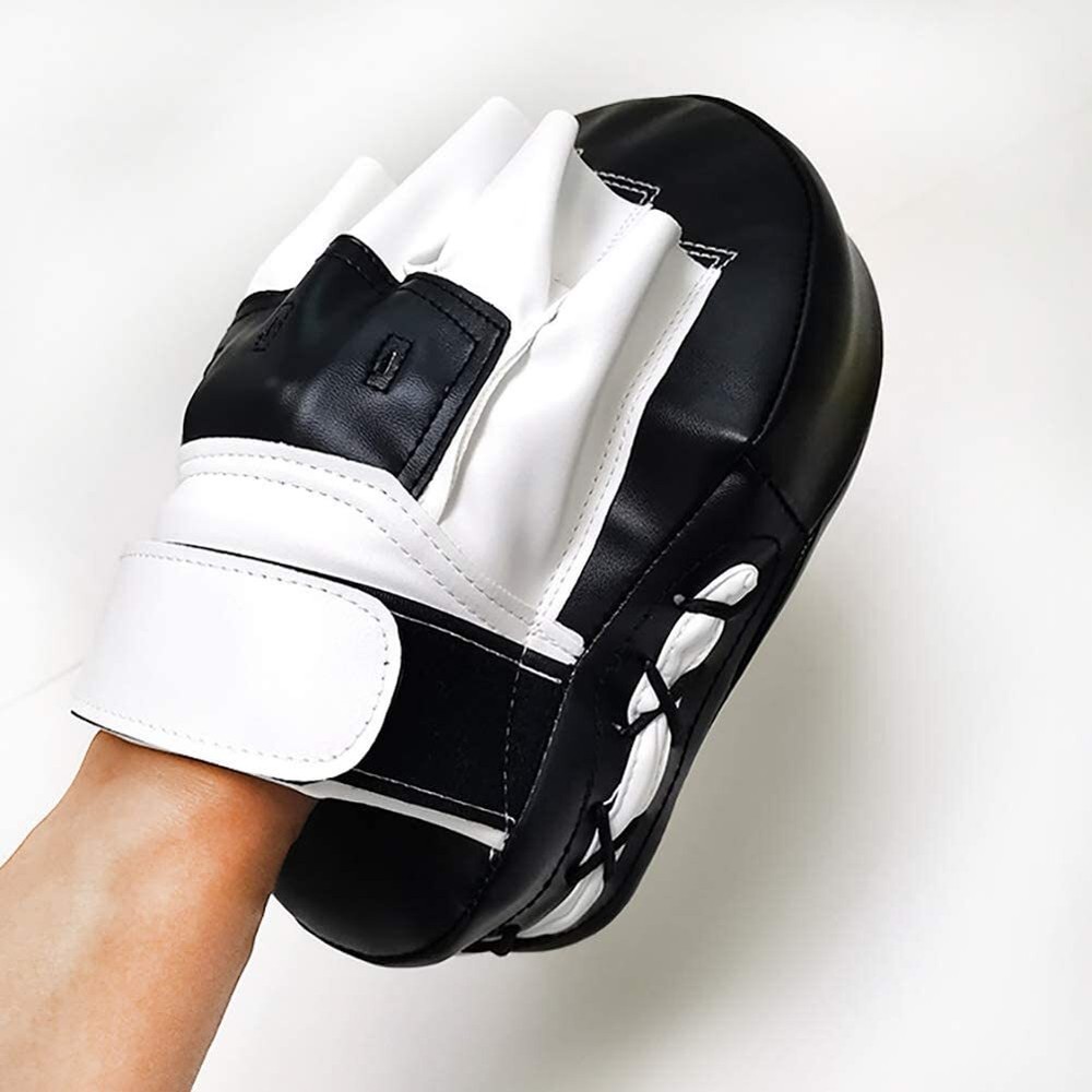 Boxing Curved Focus Punching Mitts- Leatherette Training Hand Pads