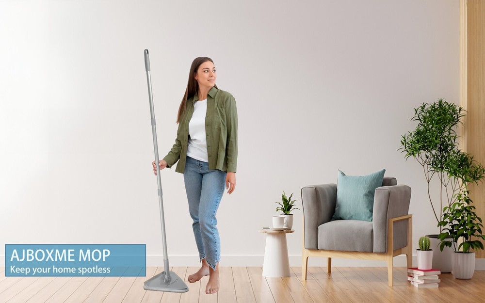 Wall Cleaning Mop with Long Handle, Ceiling Cleaner Tool Duster Adjustable 98"