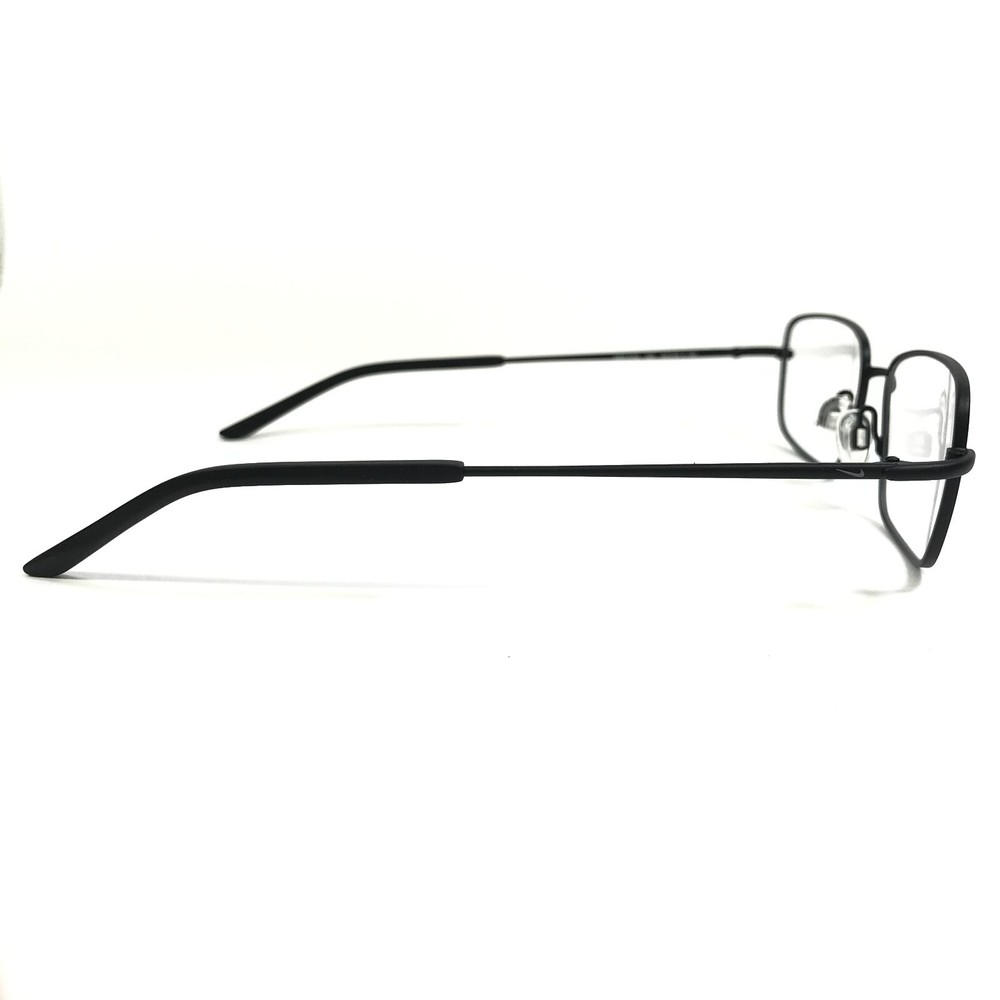 Nike Eyeglasses Frames 8183 002 Matte Black Rectangular Full Wire Rim 54-18-140