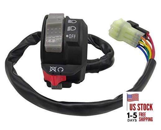 Left Handlebar Control Engine Start Run Off Headlight Switch for Yamaha ATV