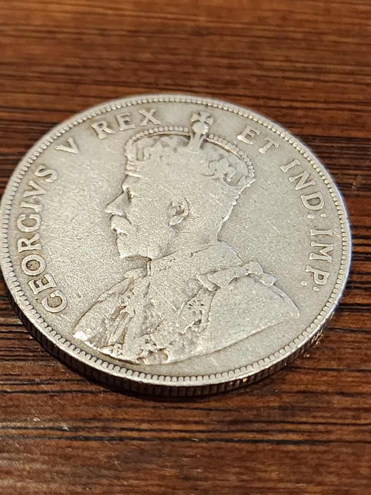 1911 Canada 50 Cents Silver Coin