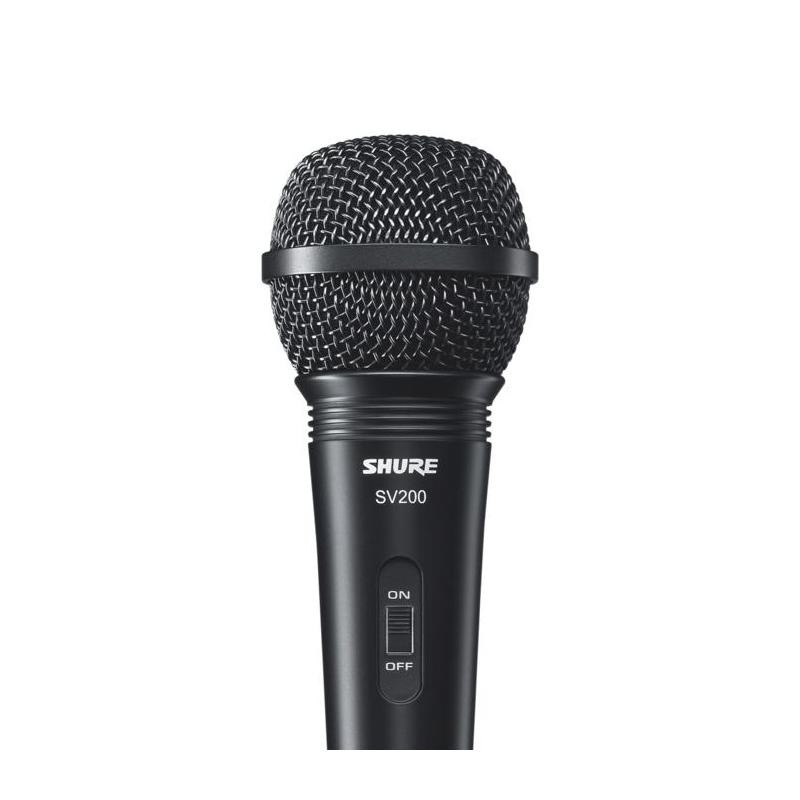 Shure SV200 Microphone Black Karaoke Microphone