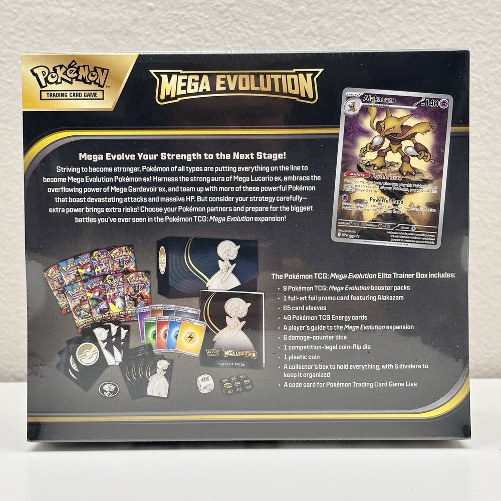 Pokemon TCG Mega Evolution Gardevoir Elite Trainer Box ETB ME01 New Sealed