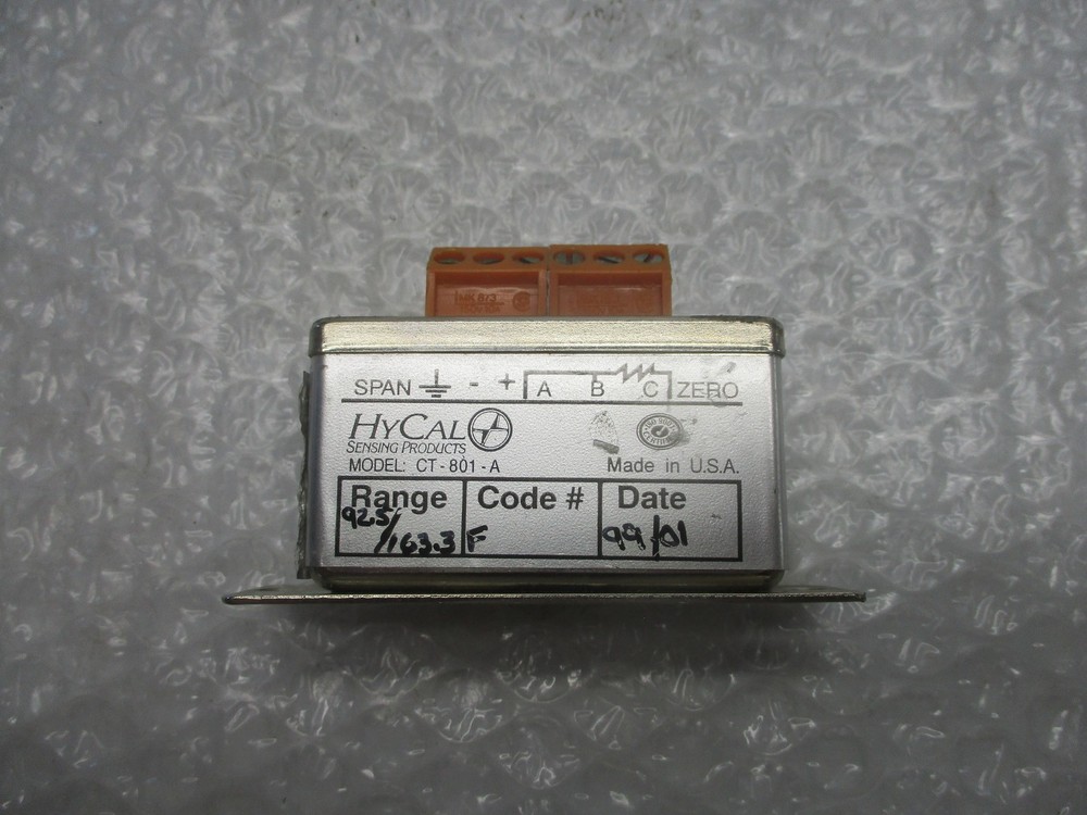 HYCAL CT-801-A TRANSMITTER UNMP