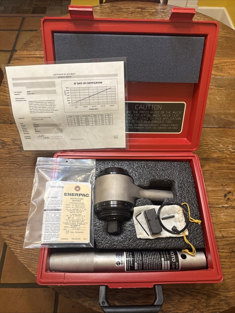 Proto 3200 ft-lbs Torque Multiplier 6232. Three Available