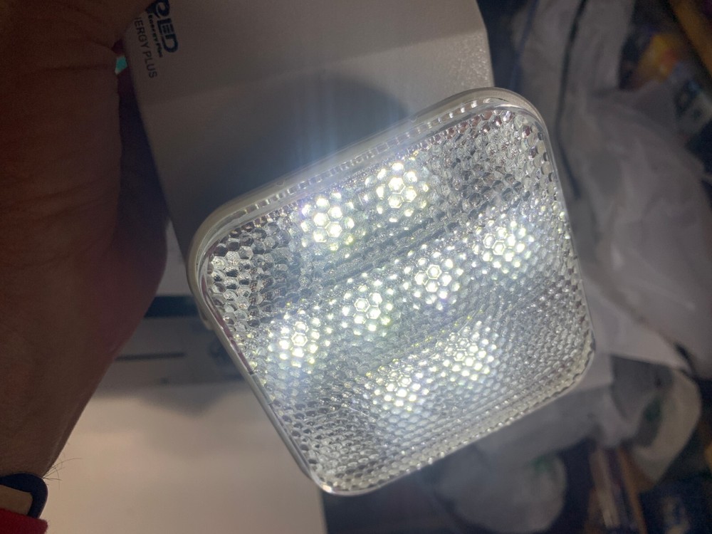 LED Emergency Exit Light Battery Backup & Adjustable Two Heads, UL 924-Listed