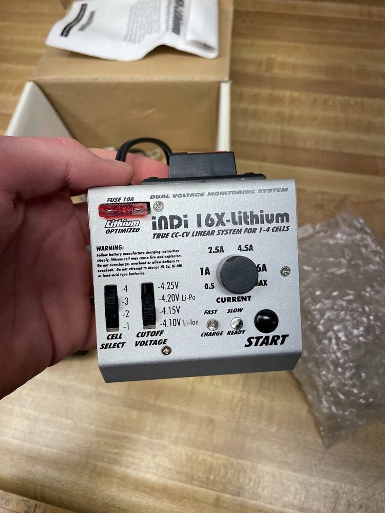 Integy Indi 16x-Lithium AC/DC Charger True CC-CV Hardware Control