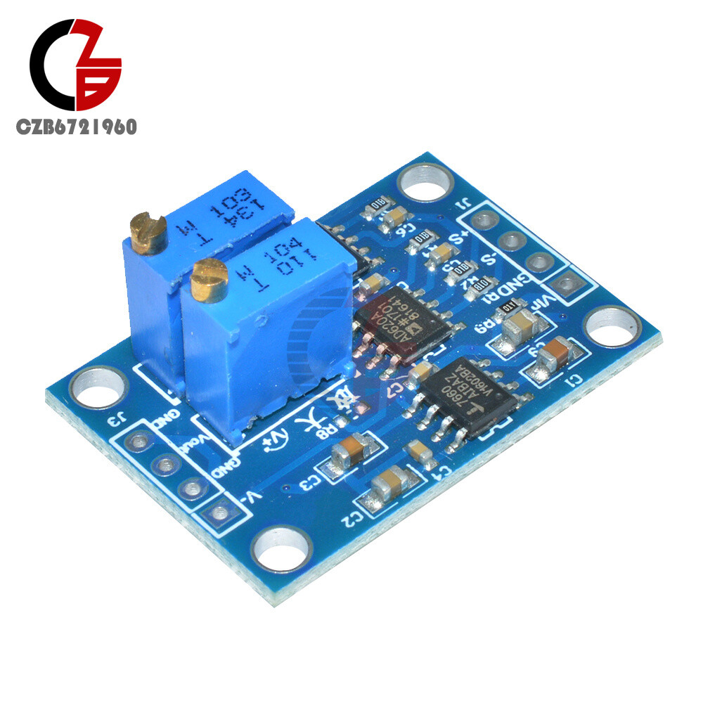 uV/mV Voltage Amplifier Transmitter AD620 Amplify Microvolt Signal Board Module