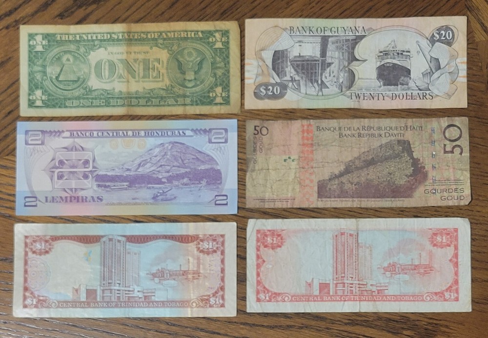 Vintage Banknote lot from World Wide.