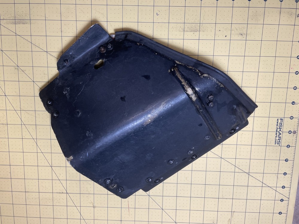 F-4 Phantom Front Cockpit Glare Shield Assembly w/Panel illumination sockets.